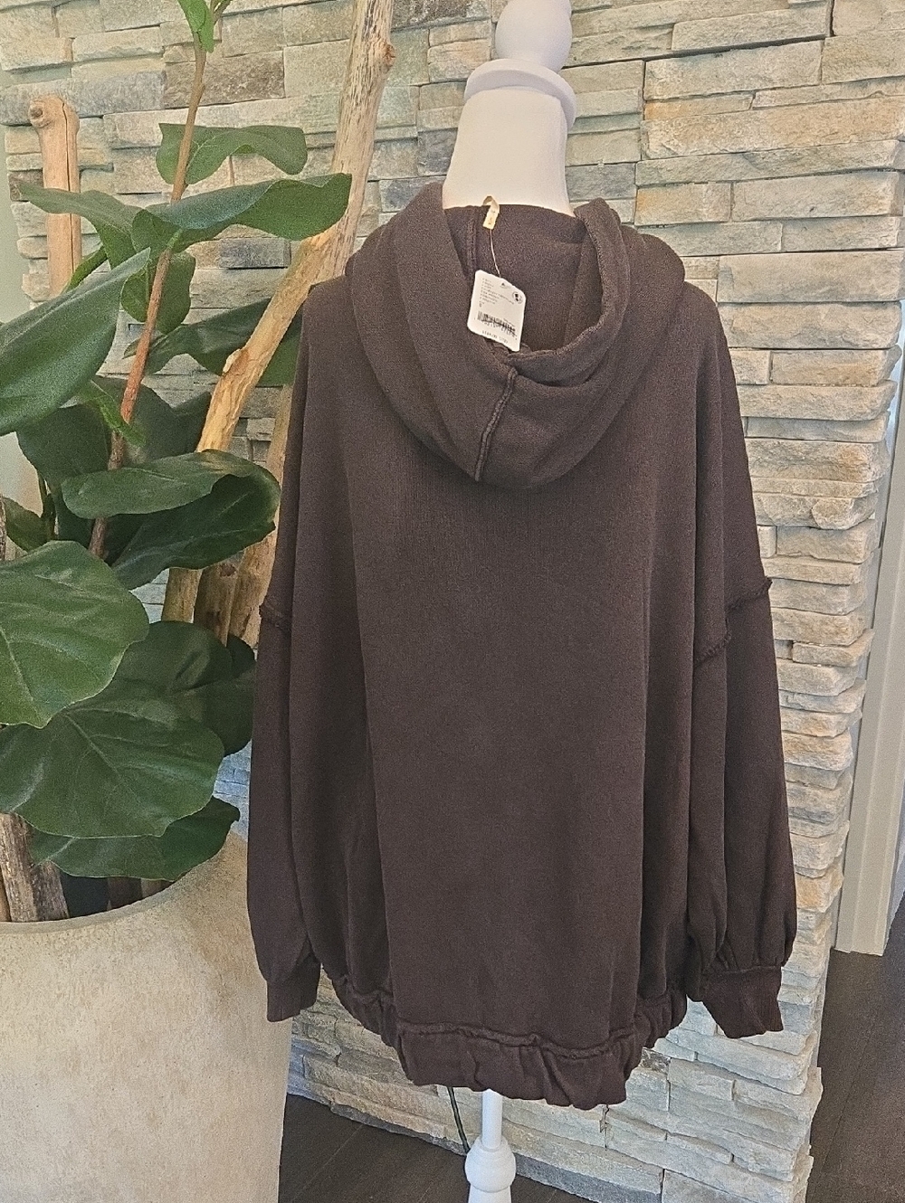 Free People Lucky Zip-Up Sweatshirt - Picture 3 of 5